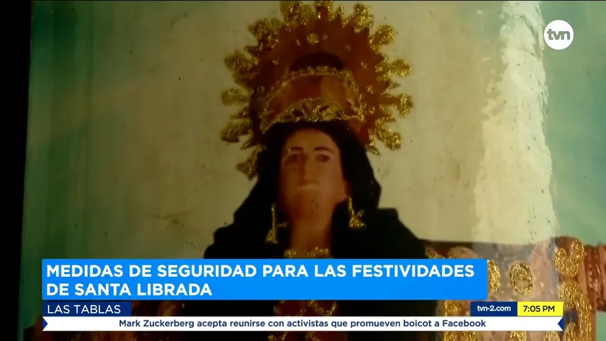 Medidas de seguridad para festividades de Santa Librada en Las Tablas