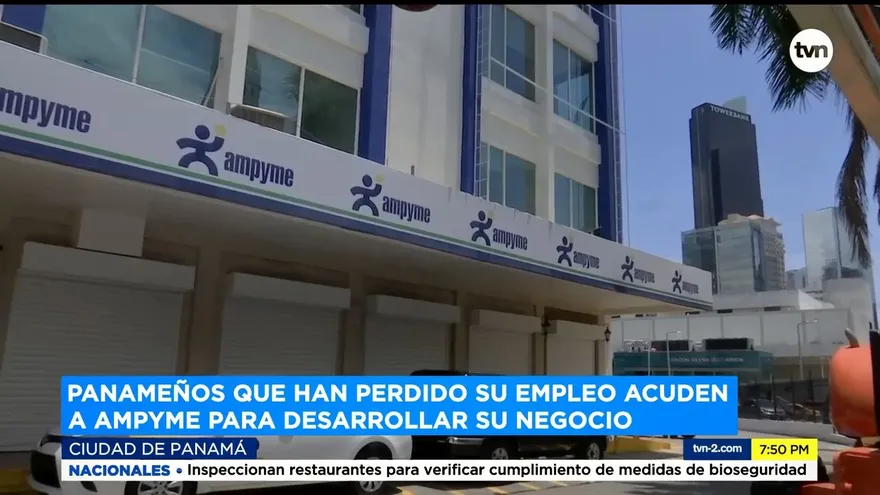 Personas que han perdido su empleo acuden a Ampyme