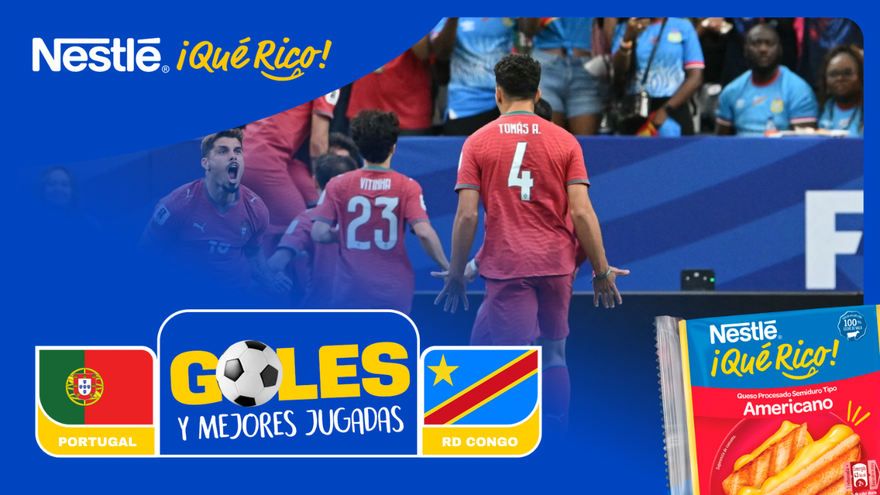 Mundial 2026 | Portugal vs RD Congo todos los goles Grupo K