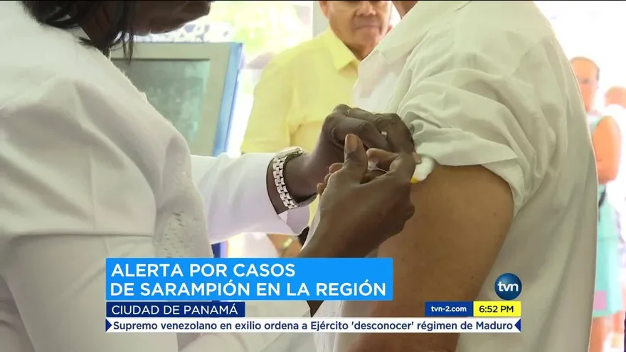 Panamá se prepara ante brote de sarampión en países vecinos