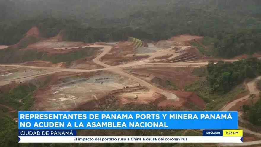 Representantes de Panama Ports y Minera Panamá no acuden a citación de la Asamblea
