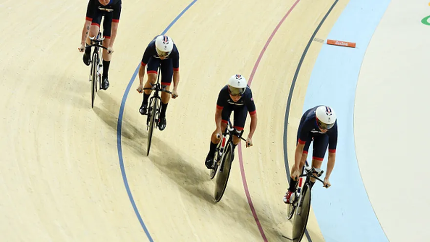 Las británicas, lideradas por Laura Trott junto a Katie Archibald, Elinor Barker y Joanna Rowsell-Shand, pararon el crono en 4:13.260.