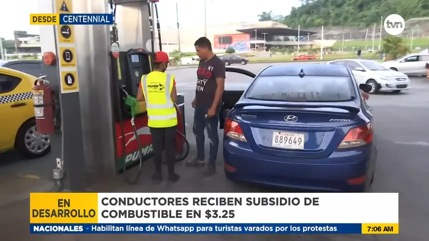 Conductores hacen efectivo subsidio de combustibles