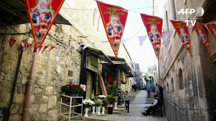 Navidad de contrastes en Jerusalén y Gaza