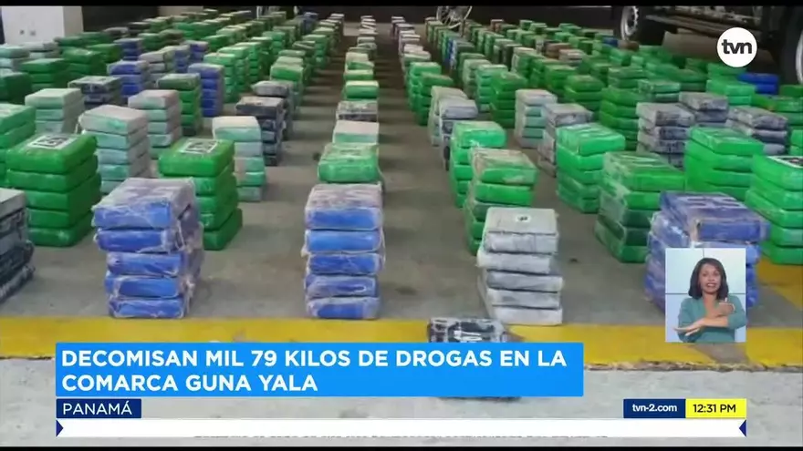 Decomisan gran cantidad de droga en Guna Yala