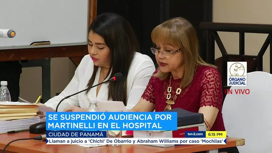 Salud de Martinelli mantiene paraliza audiencia en su contra