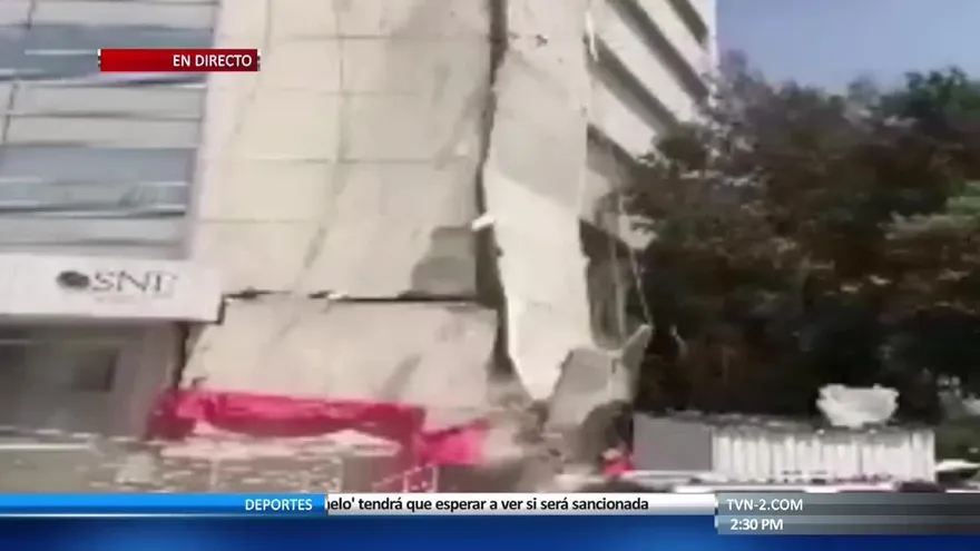 Se registra fuerte temblor en México