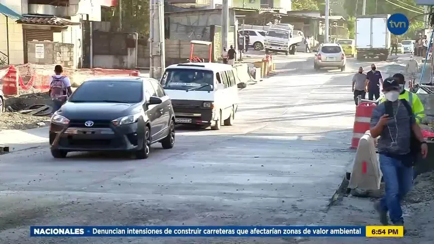 Reabren vía principal de San Isidro