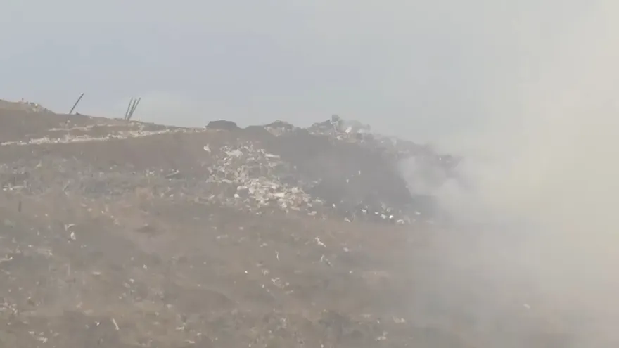 Otro incendio en cerro Patacón