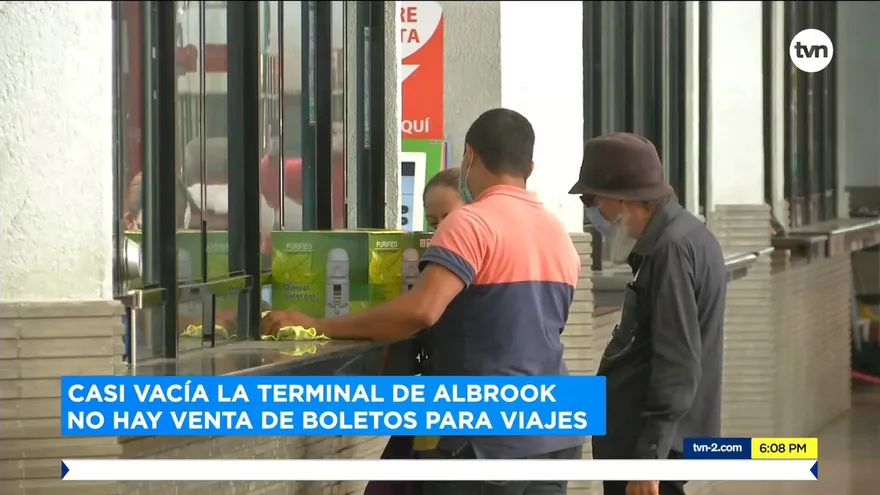 Disminuye la cantidad de viajeros en la Terminal de Buses de Albrook