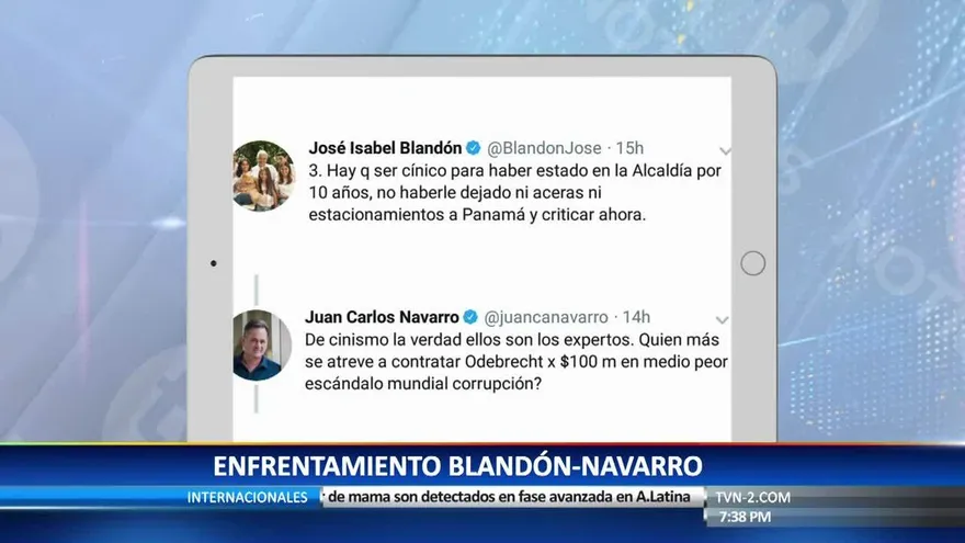 Blandón y Navarro, enfrentados por Twitter