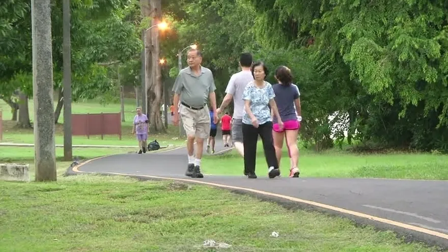 Parque Omar: una de las pocas opciones de diversión en la capital
