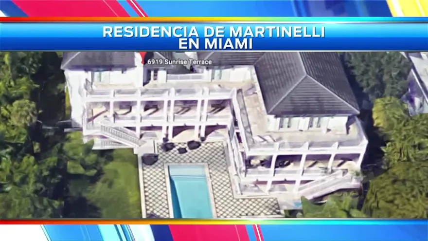 La lujosa casa de Martinelli en Miami