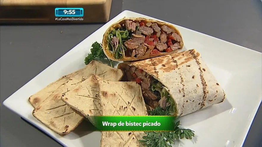 Wraps de Bistec Picado