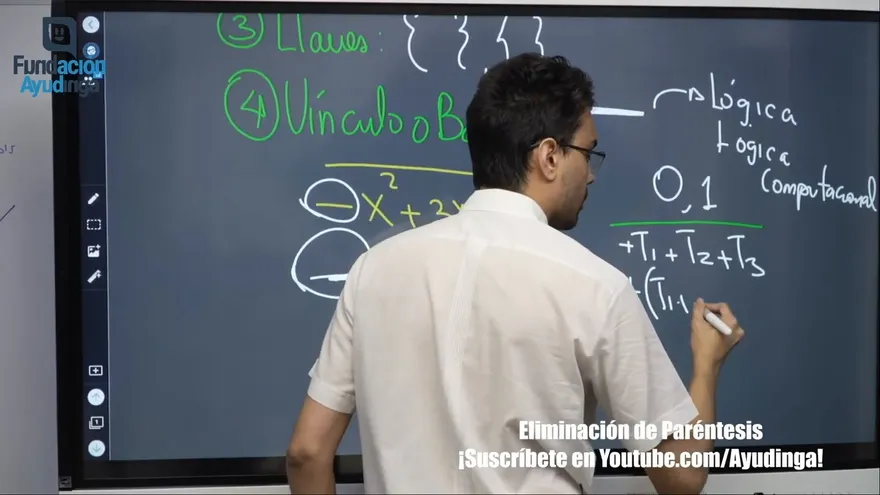 Ayudinga Matemáticas 8° - Eliminación de Paréntesis - Problemas de Ejemplo (Parte V) 9 de junio de 2020
