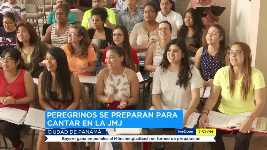 El coro que se prepara para cantarle al papa Francisco