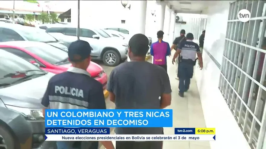 Ordenan detención provisional a tres extranjeros tras decomiso de droga