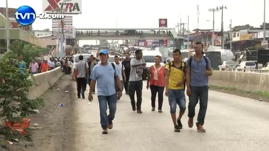 Protesta en la 24 de Diciembre
