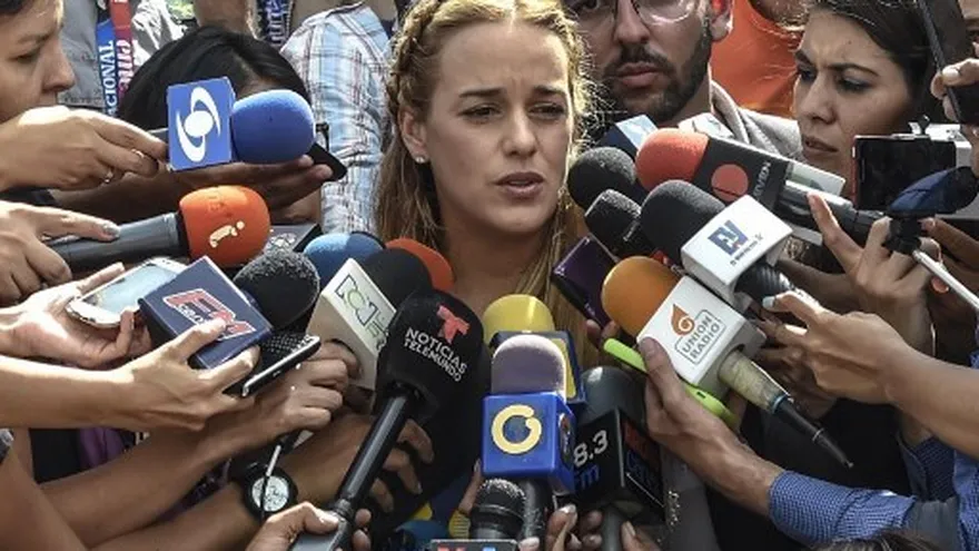 Lilian Tintori, esposa de Leopoldo López.