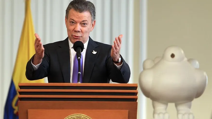 El presidente de Colombia, Juan Manuel Santos.