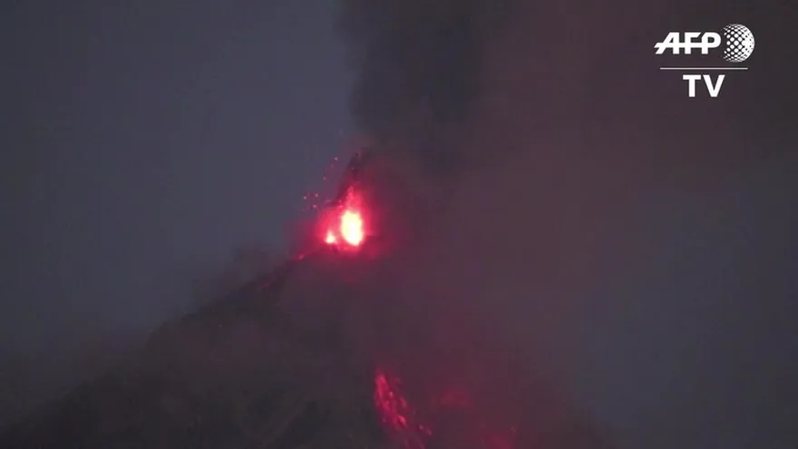 Guatemala potente erupción del volcán de Fuego