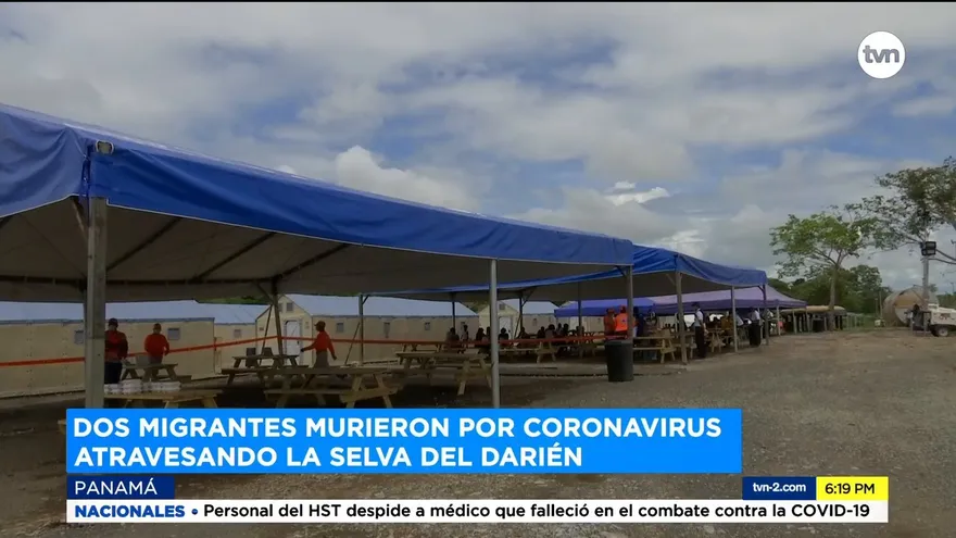 Dos migrantes murieron por COVID atravesando la selva de Darién