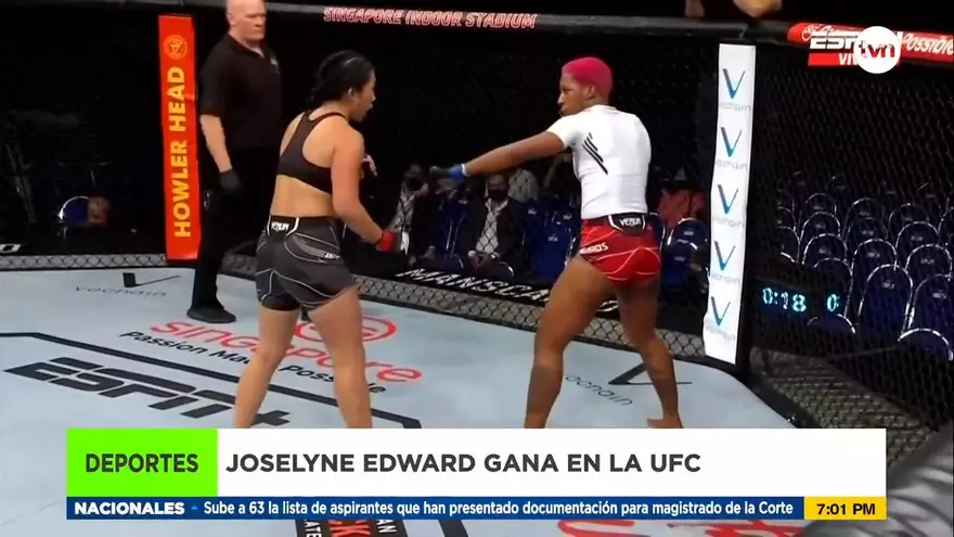 Panameña Joselyne 'La Pantera' Edwards gana por decisión en UFC 275