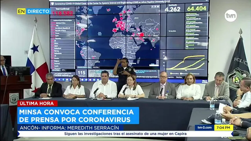 Ocho casos y un muerto por coronavirus en Panamá