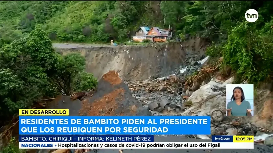 Residentes de Bambito piden al gobierno ser reubicados