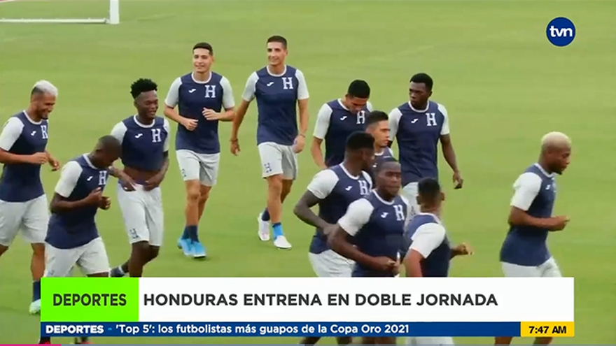 En el entrenamiento de Honduras, próximo rival de Panamá
