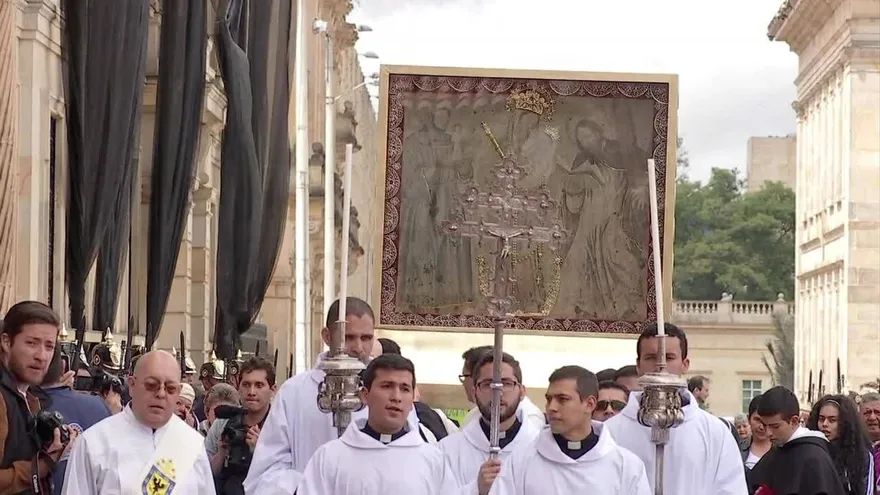 La Virgen de Chiquinquirá llega a Bogotá para visita del papa