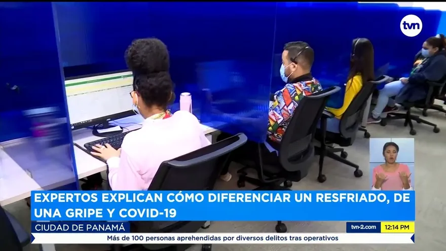 Centro de llamadas 169 orienta para diferenciar entre resfriado común y COVID