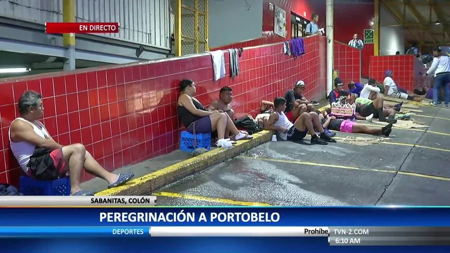 Peregrinos continúan su viaje a Portobelo