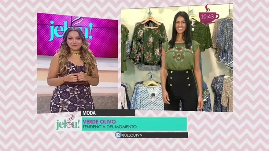 Verde olivo, tendencia del momento para blusas y vestidos