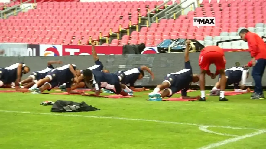 La Selección de Panamá hace reconocimiento de cancha en el Estadio Azteca