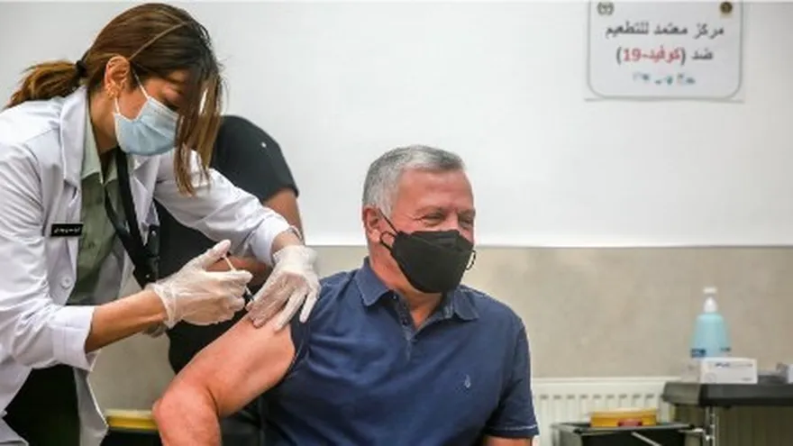 El rey Abdalá II de Jordania