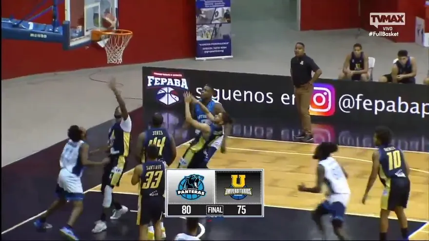 Resumen Panteras 80-75 Universitarios baloncesto LPB