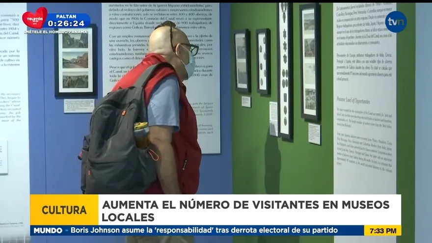 Panameños visitan cada vez más los museos locales