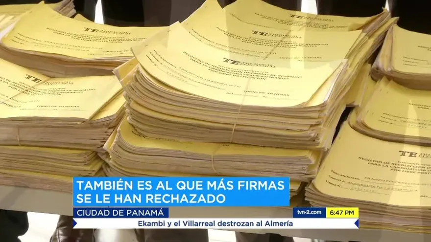 Casi 50% de firmas para los candidatos a la libre postulación han sido rechazadas