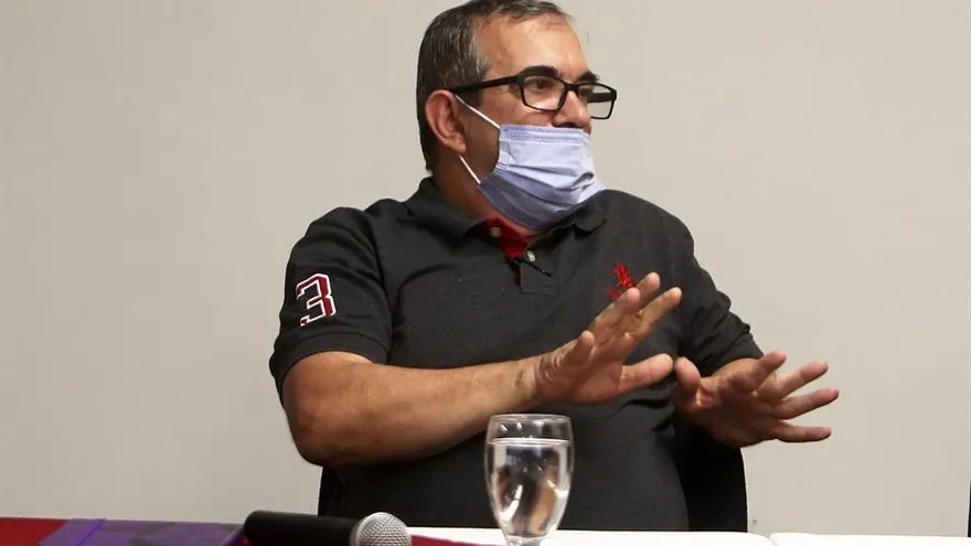El presidente del partido FARC, Rodrigo Londoño.
