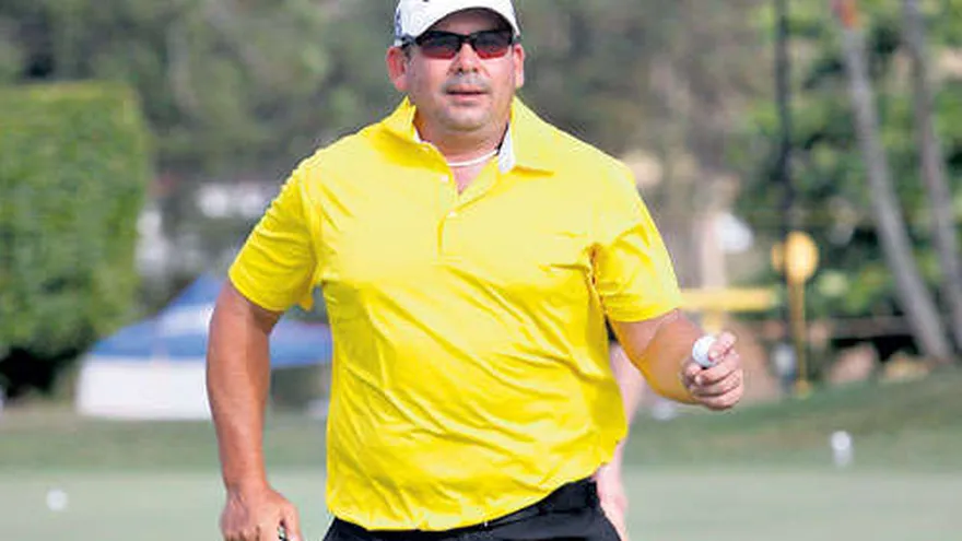 Mike Norman no tuvo su mejor tarde en el Club de Golf de Panamá
