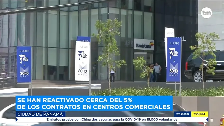 Se han reactivado cerca del 5% de los contratos en centros comerciales