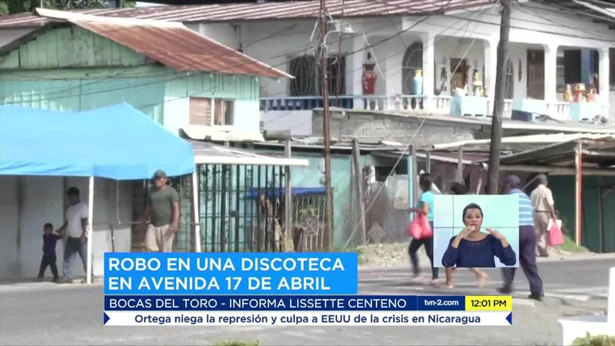 Delincuentes cometen distintos robos en Bocas del Toro