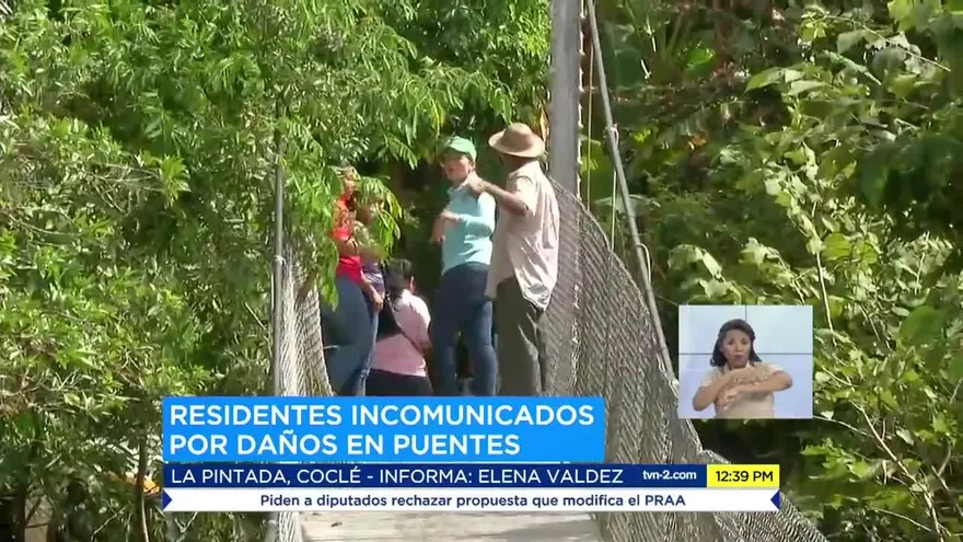 Varias comunidades siguen incomunicadas en Coclé