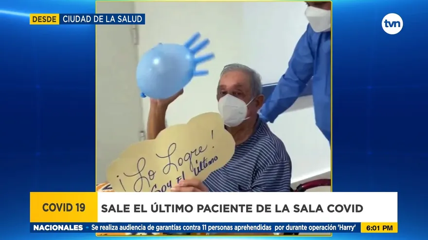 Dan de alta a último paciente del Hospital COVID-19