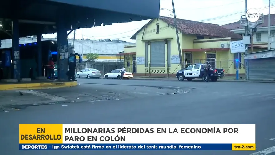Millonarias pérdidas por paro en Colón