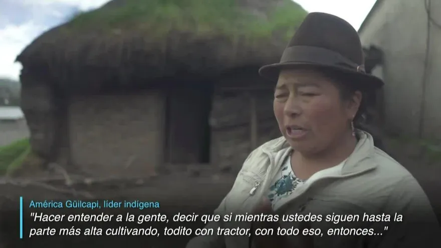En las alturas de Ecuador, indígenas sufren por el agua