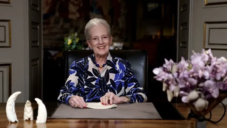 Margarita II, reina de Dinamarca.