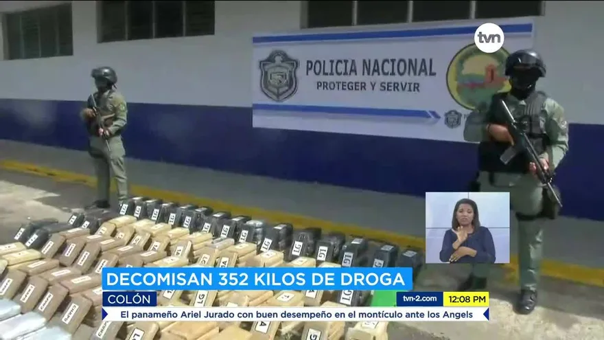 La Policía Nacional decomisa gran cantidad de drogas en Colón