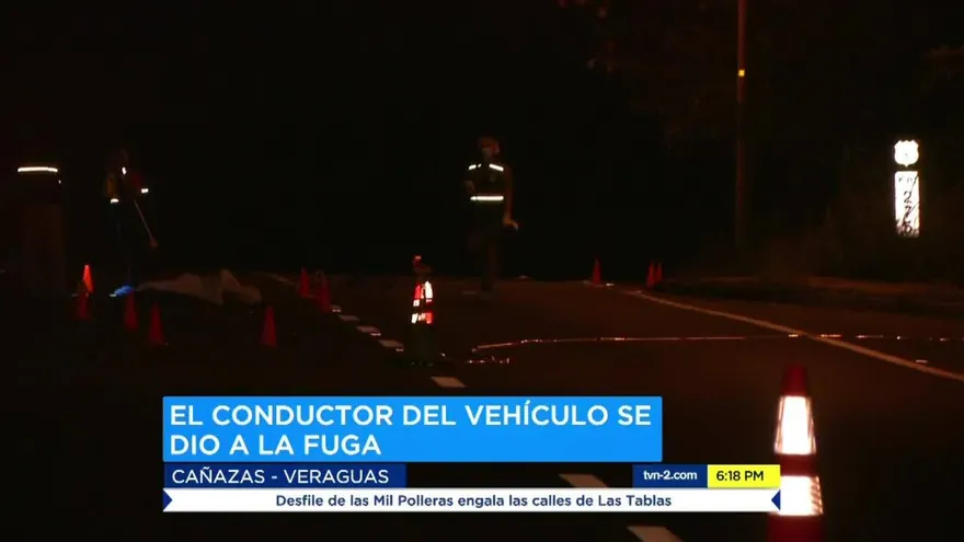 Una persona muere atropellada en Veraguas